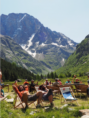 détente au refuge du carrelet