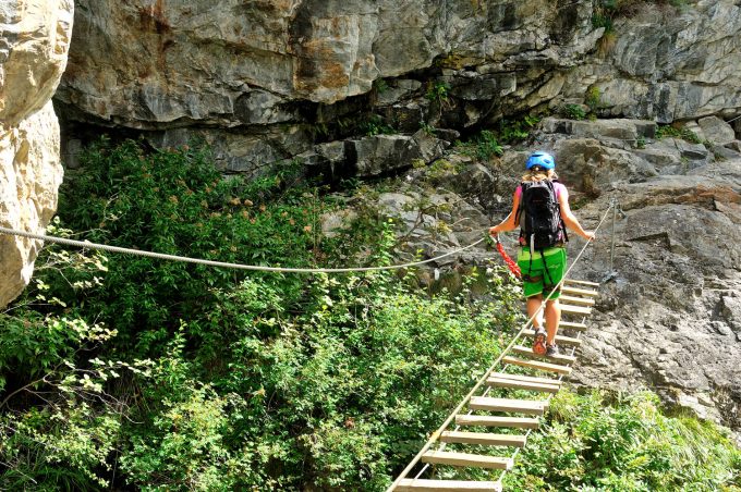 Via ferrata de Saint Christophe en Oisans – Tronçon 1