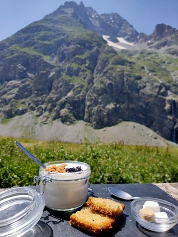 Dessert Refuge Alpe de villar d’Arène