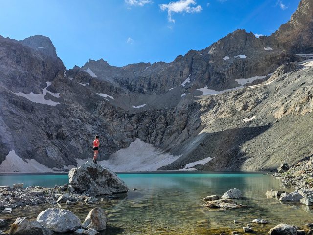 Refuge et lac du Pavé