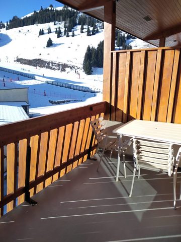 balcon côté piste