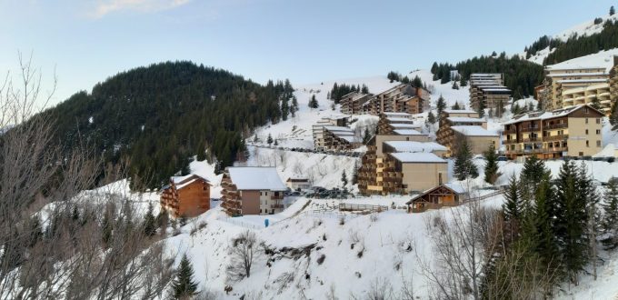 Vue station hiver