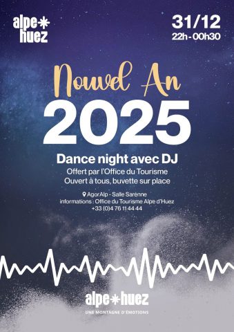 Soirée du nouvel an_Alpe d’Huez