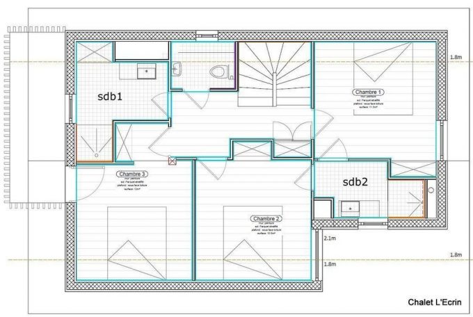 Plan – Etage 2