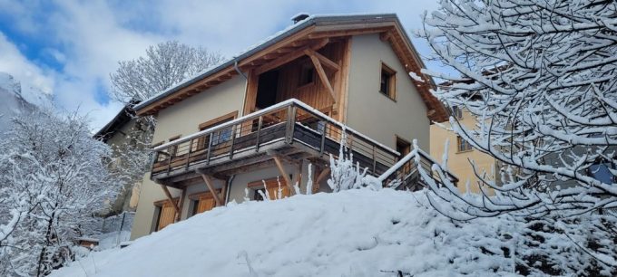 Hiver – Maison vue du bas