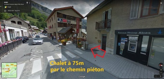 Accès au chalet