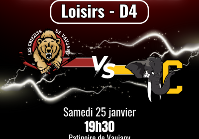 Trophée fédéral : Les Grizzlys de Vaujany VS Les éléphants de Chambéry