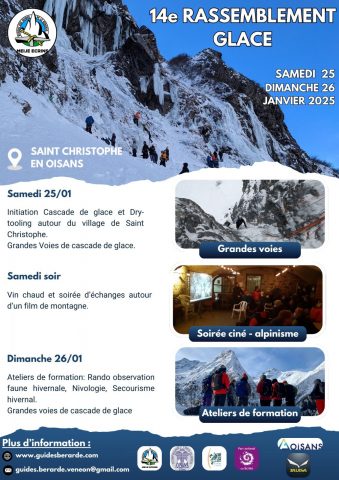 Rassemblement Cascade de Glace_Saint-Christophe-en-Oisans – La Bérarde